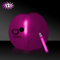 12" Inflatable Beach Ball w/ Pink Light Stick